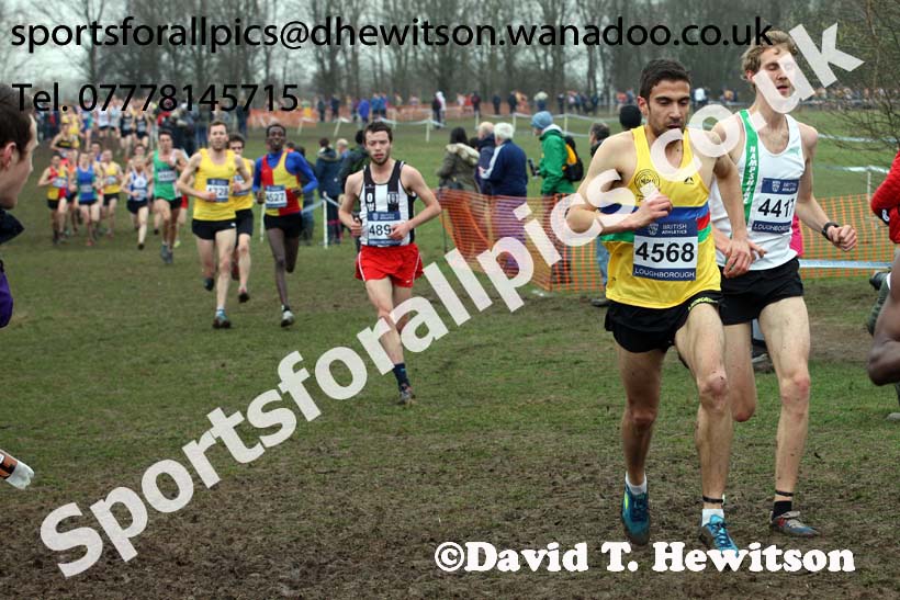 Senior mens Inter Counties Cross Country, Prestwold Hall, Loughborough. Photo: David T. Hewitson/Sports for All Pics